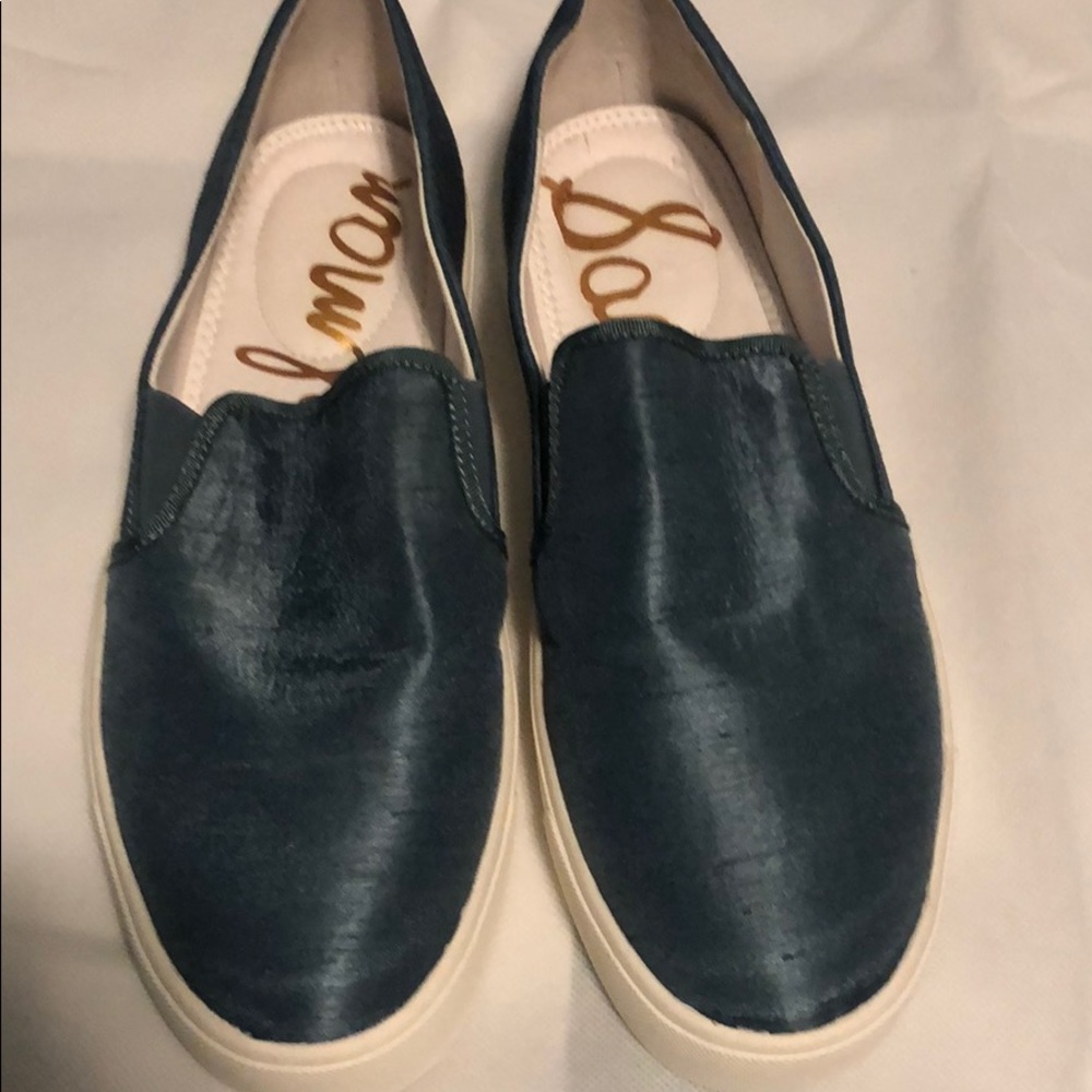 Sam Edelman blue slip ons